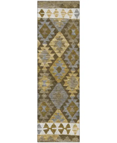 Addison Mayfield Amf1915 2'3"x7'6" Runner In Brown