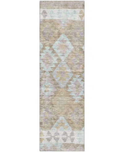 Addison Mayfield Amf1915 2'3"x7'6" Runner In Brown