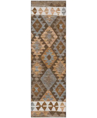 Addison Mayfield Amf1915 2'3"x7'6" Runner In Brown
