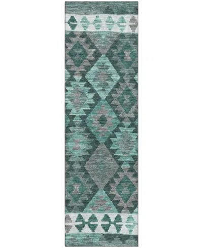 Addison Mayfield Amf1915 2'3"x7'6" Runner In Green