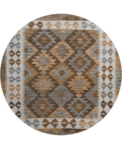 Addison Mayfield Amf1915 8'x8' Round In Brown