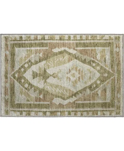 Addison Mayfield Amf1916 1'8"x2'6" Area Rug In Green