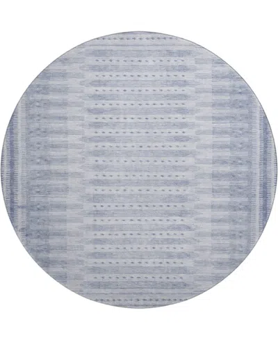 Addison Mayfield Amf1917 8'x8' Round In Blue