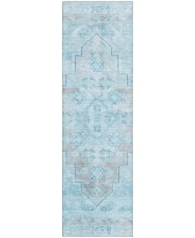 Addison Mayfield Amf1918 2'3"x7'6" Runner In Blue
