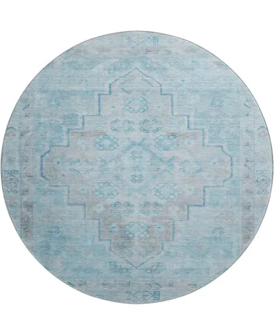 Addison Mayfield Amf1918 8'x8' Round In Blue