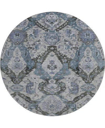 Addison Mayfield Amf1921 8'x8' Round In Blue