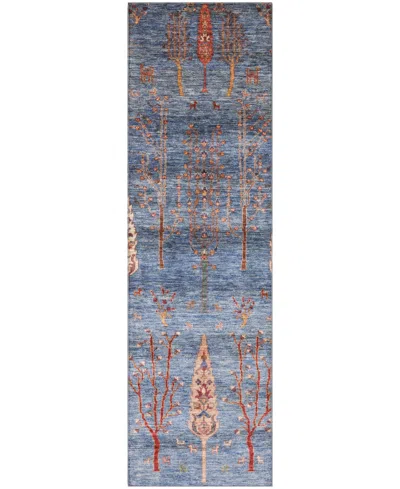 Addison Mayfield Amf1922 2'3"x7'6" Runner In Blue