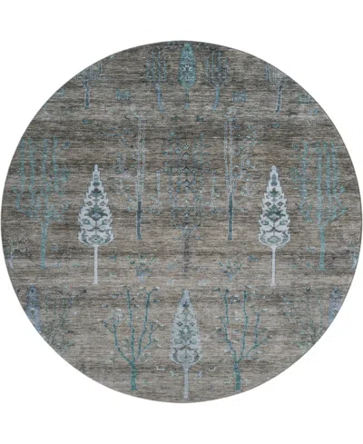 Addison Mayfield Amf1922 8'x8' Round In Gray