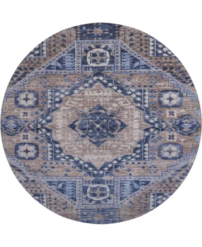 Addison Mayfield Amf1924 8'x8' Round In Blue