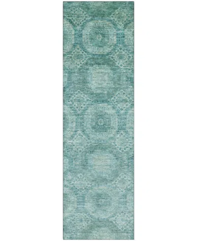 Addison Mayfield Amf1925 2'3"x7'6" Runner In Blue
