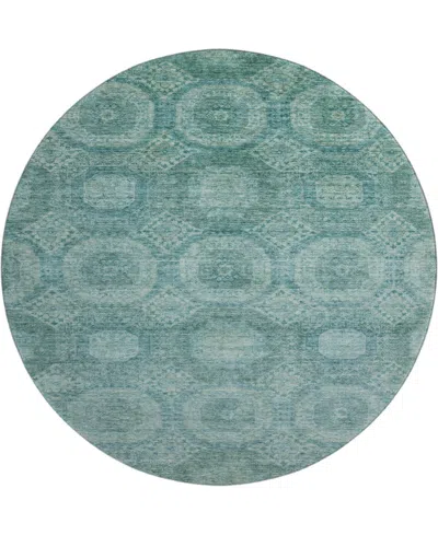 Addison Mayfield Amf1925 8'x8' Round In Blue