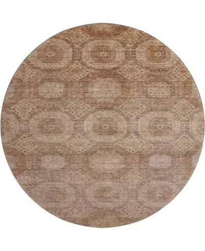 Addison Mayfield Amf1925 8'x8' Round In Brown
