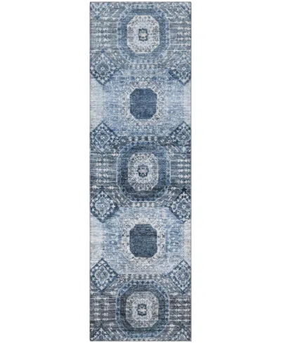 Addison Mayfield Amf1926 2'3"x7'6" Runner In Blue