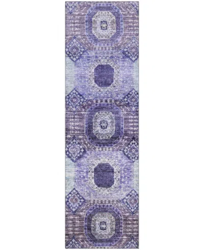 Addison Mayfield Amf1926 2'3"x7'6" Runner In Purple