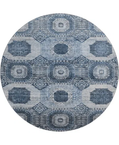 Addison Mayfield Amf1926 8'x8' Round In Blue