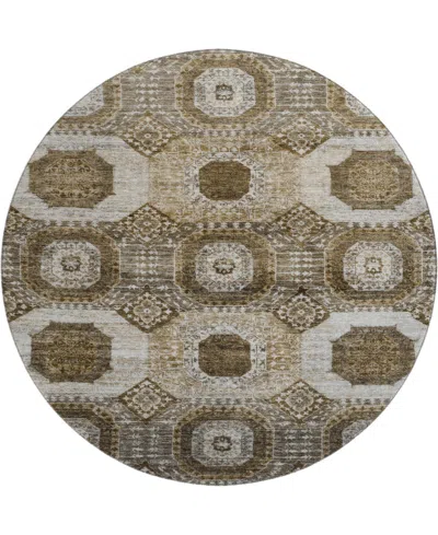 Addison Mayfield Amf1926 8'x8' Round In Brown