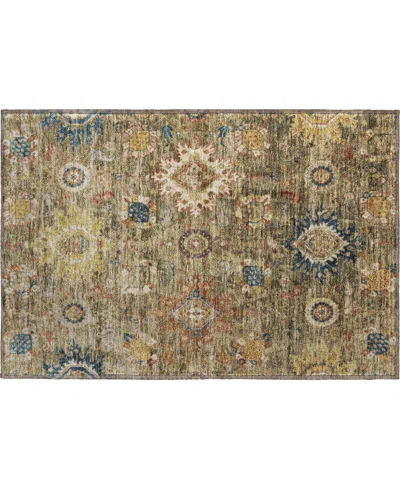 Addison Mayfield Amf1927 1'8"x2'6" Area Rug In Brown