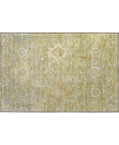 Addison Mayfield Amf1927 1'8"x2'6" Area Rug In Green