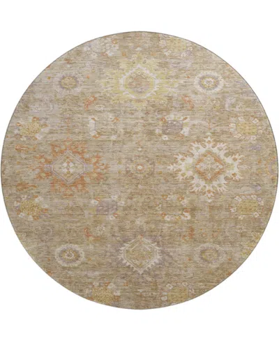 Addison Mayfield Amf1927 8'x8' Round In Brown