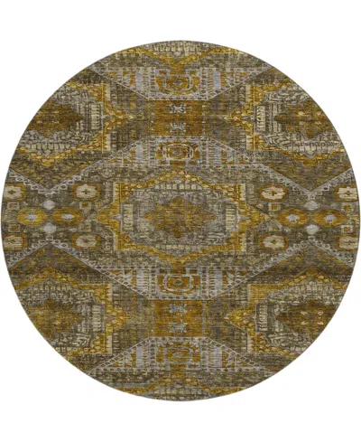 Addison Mayfield Amf1928 8'x8' Round In Brown