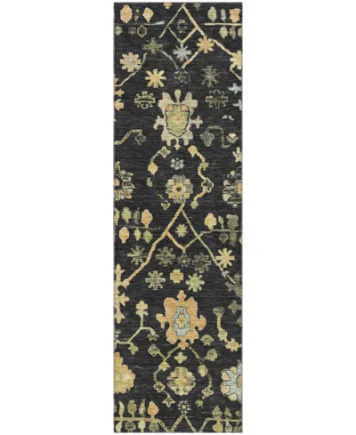 Addison Mayfield Amf1930 2'3"x7'6" Runner In Black