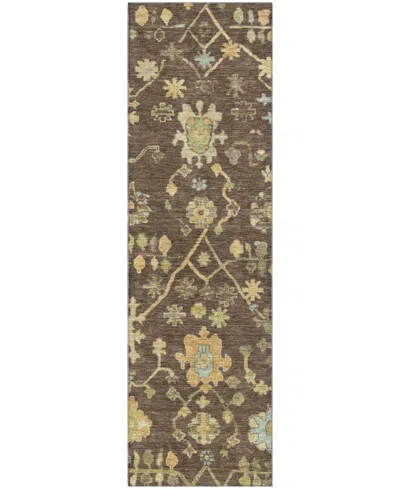 Addison Mayfield Amf1930 2'3"x7'6" Runner In Brown
