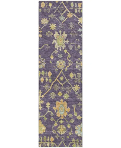 Addison Mayfield Amf1930 2'3"x7'6" Runner In Purple