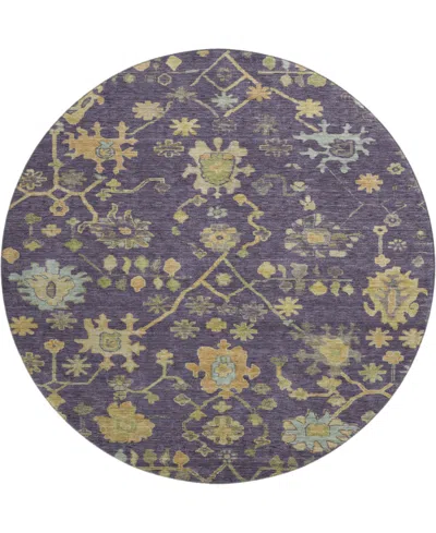 Addison Mayfield Amf1930 8'x8' Round In Blue