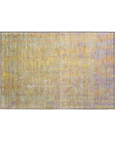 Addison Mayfield Amf1931 1'8"x2'6" Area Rug In Brown