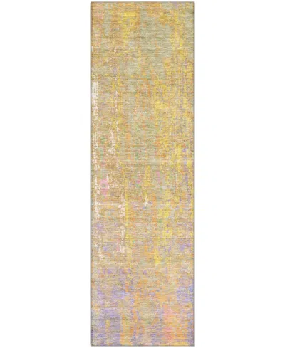 Addison Mayfield Amf1931 2'3"x7'6" Runner In Yellow