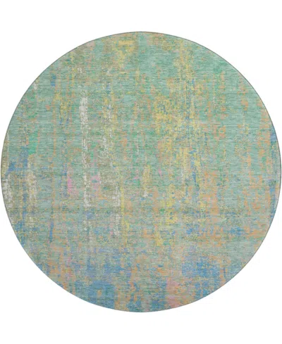 Addison Mayfield Amf1931 8'x8' Round In Blue