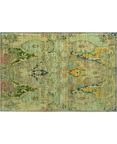 Addison Mayfield Amf1932 1'8"x2'6" Area Rug In Green