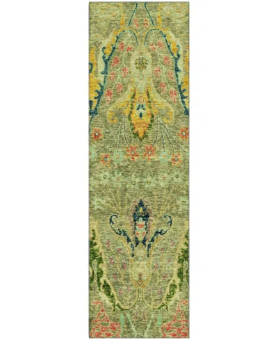 Addison Mayfield Amf1932 2'3"x7'6" Runner In Green