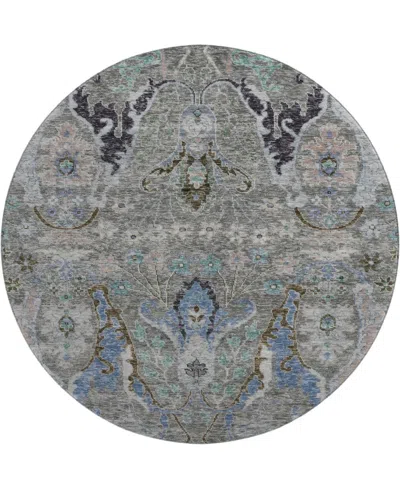 Addison Mayfield Amf1932 8'x8' Round In Blue