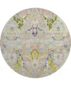 Addison Mayfield Amf1932 8'x8' Round In Multi