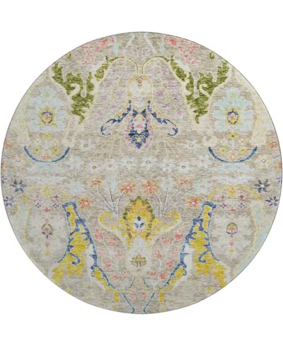 Addison Mayfield Amf1932 8'x8' Round In Multi