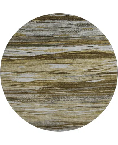 Addison Mayfield Amf1933 8'x8' Round In Brown