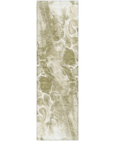 Addison Mayfield Amf1936 2'3"x7'6" Runner In Green