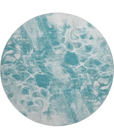 Addison Mayfield Amf1936 8'x8' Round In Blue