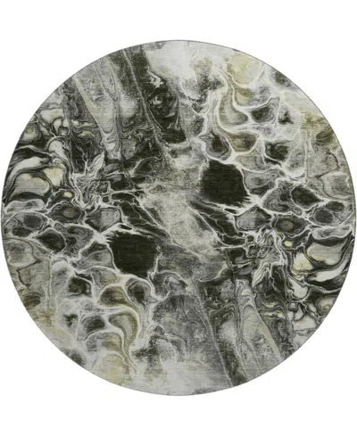 Addison Mayfield Amf1936 8'x8' Round In Gray