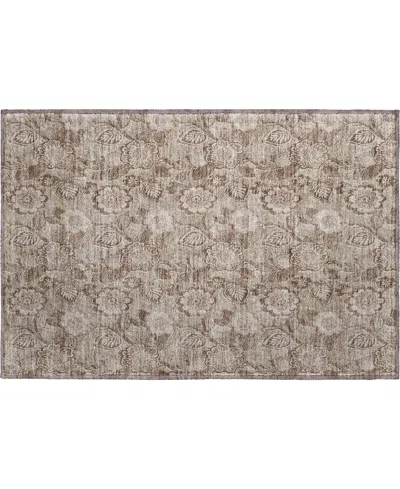Addison Mayfield Amf1939 1'8"x2'6" Area Rug In Brown