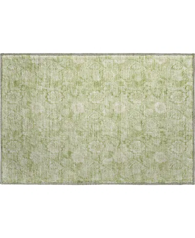 Addison Mayfield Amf1939 1'8"x2'6" Area Rug In Green