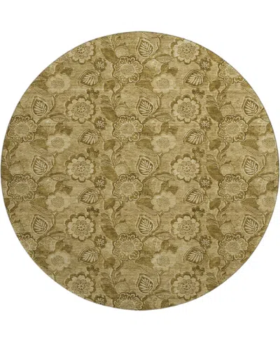 Addison Mayfield Amf1939 8'x8' Round In Brown