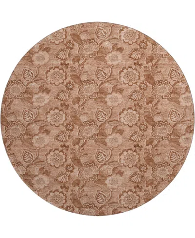 Addison Mayfield Amf1939 8'x8' Round In Brown