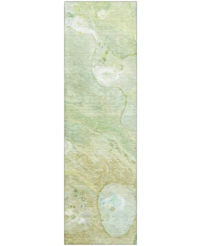 Addison Mayfield Amf1941 2'3"x7'6" Runner In Green