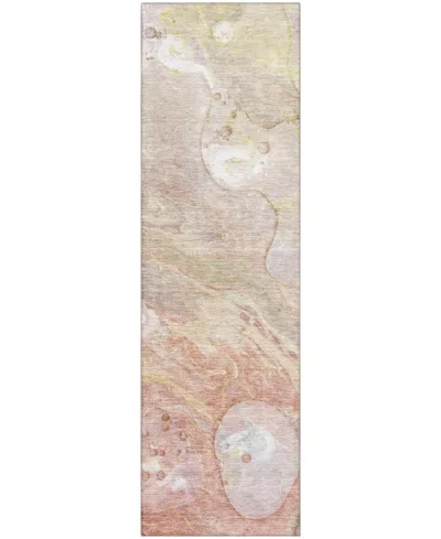 Addison Mayfield Amf1941 2'3"x7'6" Runner In Pink