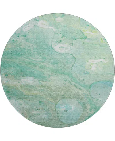 Addison Mayfield Amf1941 8'x8' Round In Blue