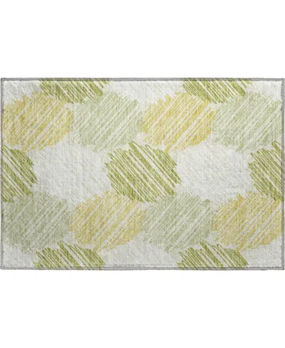 Addison Mayfield Amf1942 1'8"x2'6" Area Rug In Green