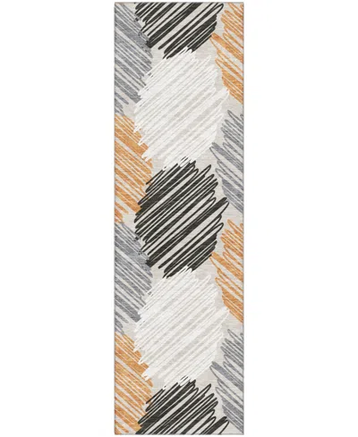 Addison Mayfield Amf1942 2'3"x7'6" Runner In Gray