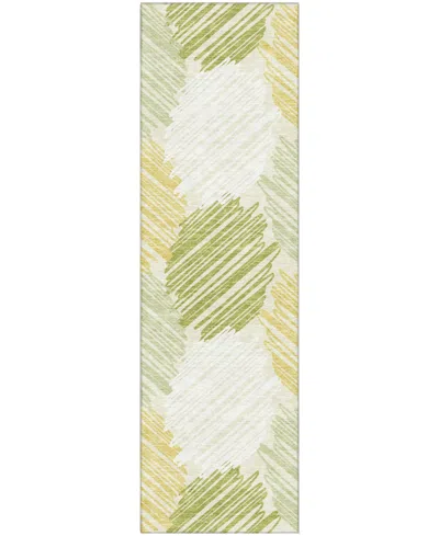 Addison Mayfield Amf1942 2'3"x7'6" Runner In Green